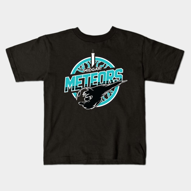 Midgar Meteors Kids T-Shirt by Exterminatus